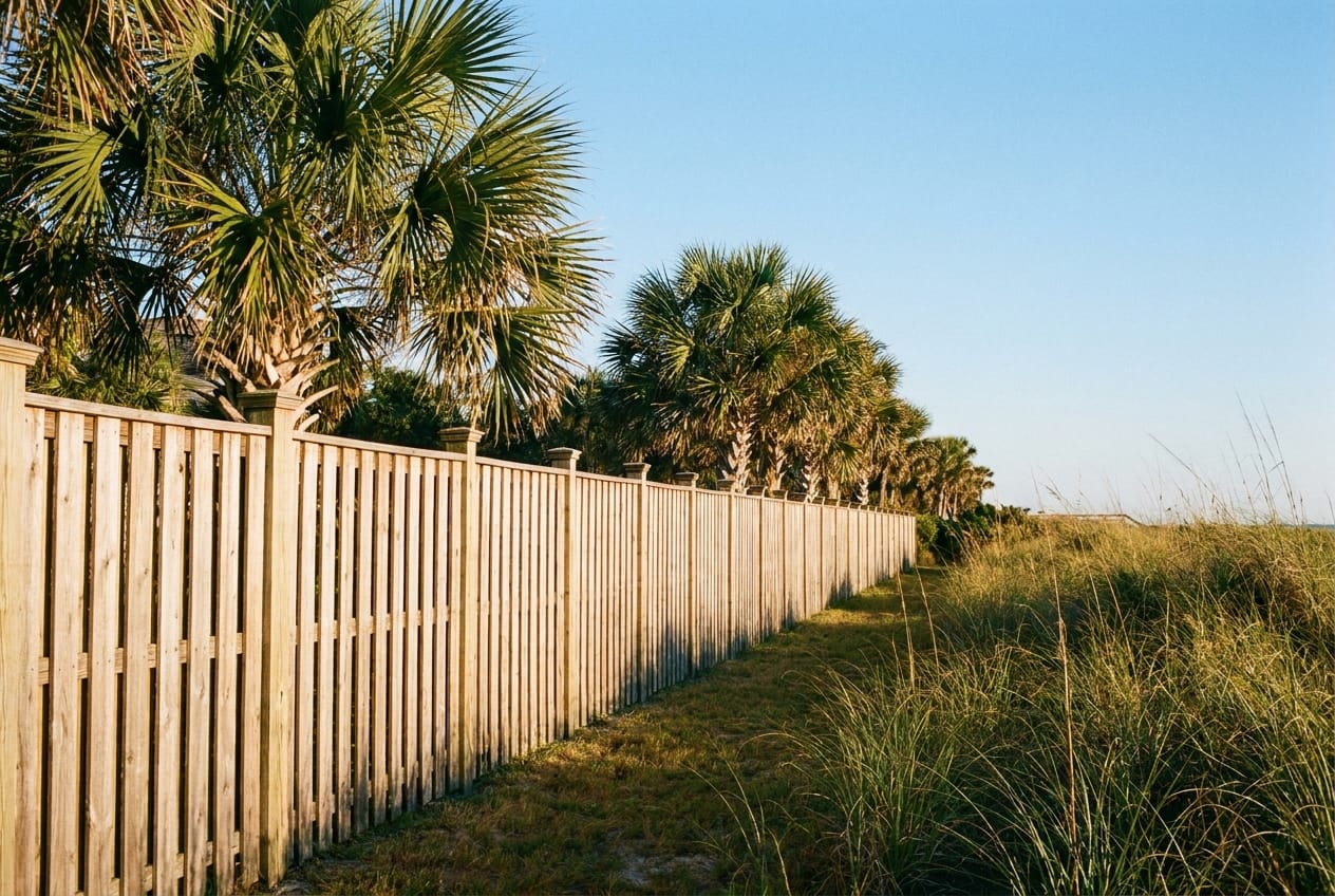 Annual Wood Fence Maintenance in Coastal South Carolina — Low Country Custom Outdoors