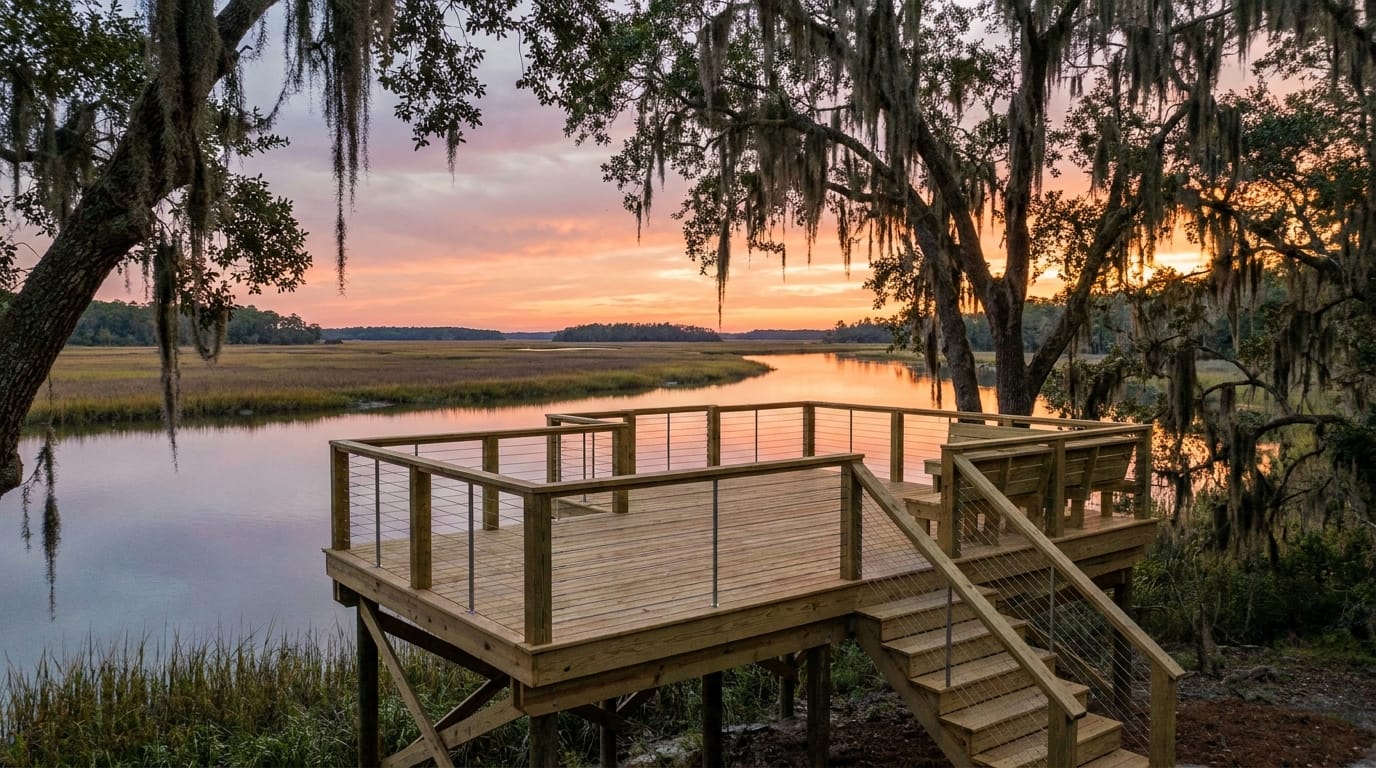 Deck Materials for High Humidity and Coastal Salt Air — Low Country Custom Outdoors