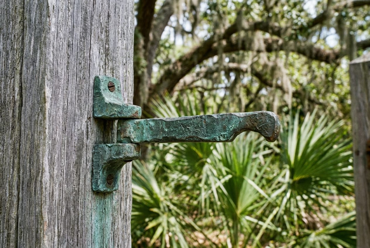 Gate Hardware That Stands Up to Coastal Salt Air — Low Country Custom Outdoors