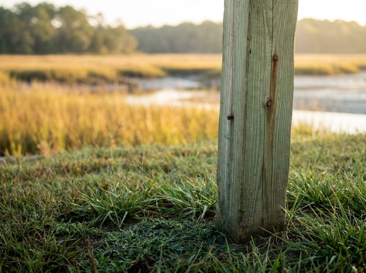 Identifying Fence Post Rot at the Ground Line — Low Country Custom Outdoors